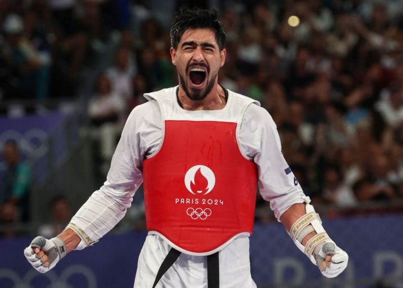 Paris Olympics: Iran's Barkhordari cruises into taekwondo 80kg final, eyes gold