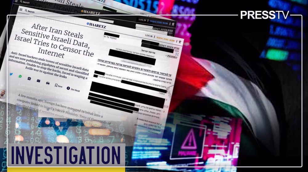 How Israeli regime is trying to censor internet after massive hack of sensitive data