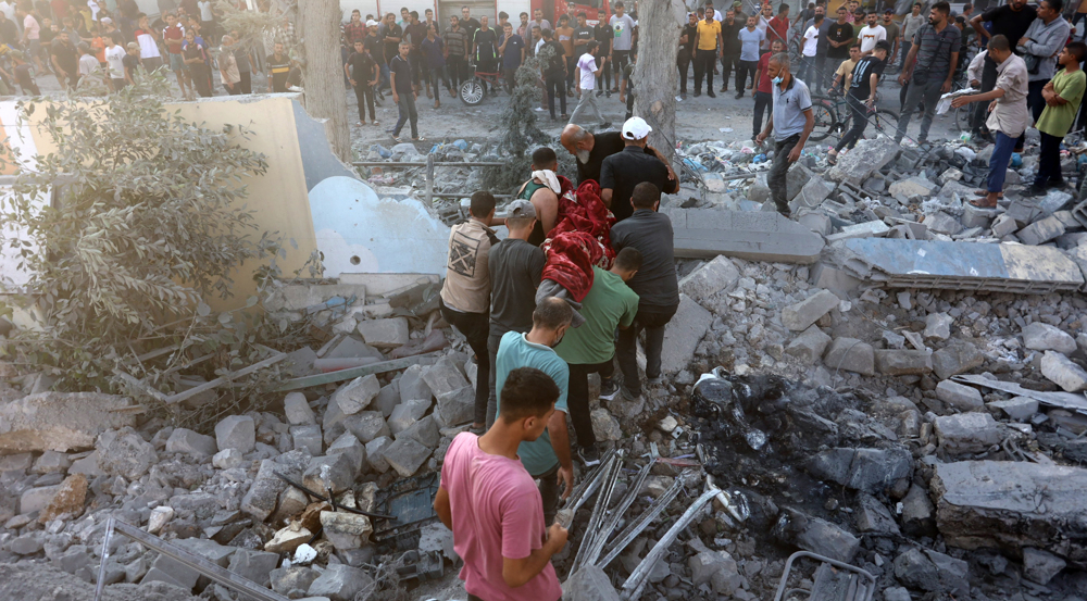 At least 11 killed in Israeli strike on Gaza City school sheltering displaced Palestinians