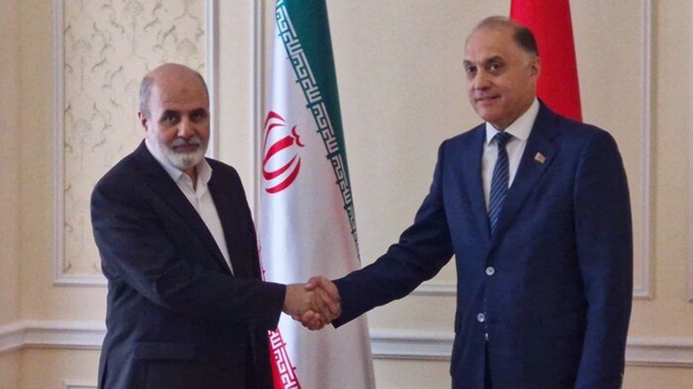 Top Iran, Belarus security officials discuss strategic ties