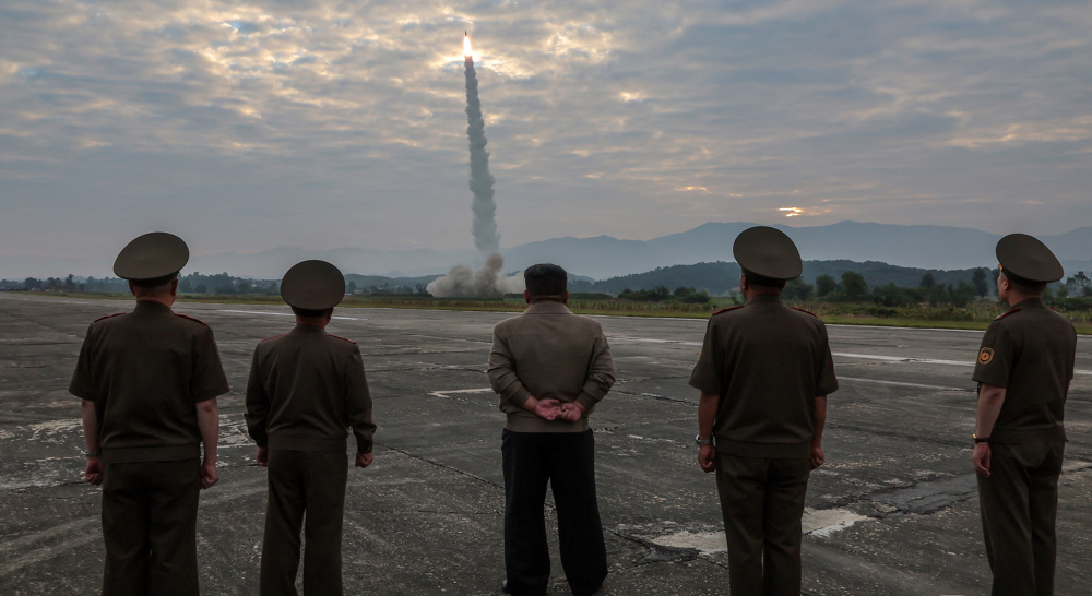 N Korea launches new ballistic missiles equipped with 'super-large warheads'