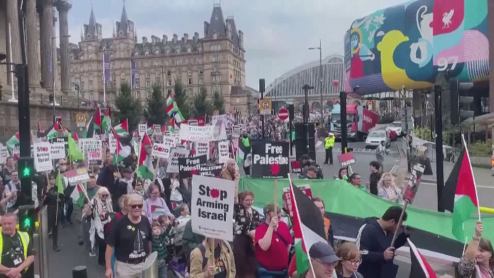 UK protesters demand government arms embargo on Israel 