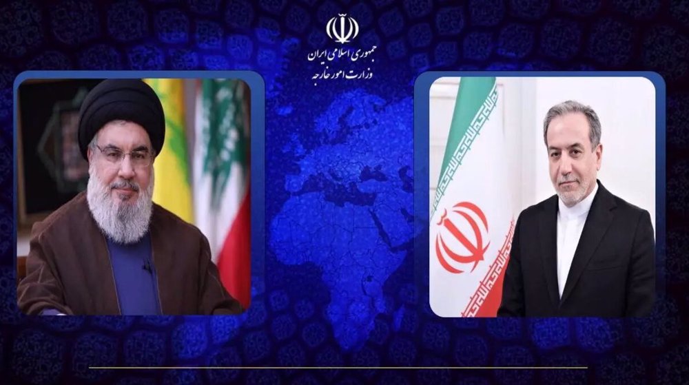 Message du ministre iranien des A.E. à Seyyed Hassan Nasrallah