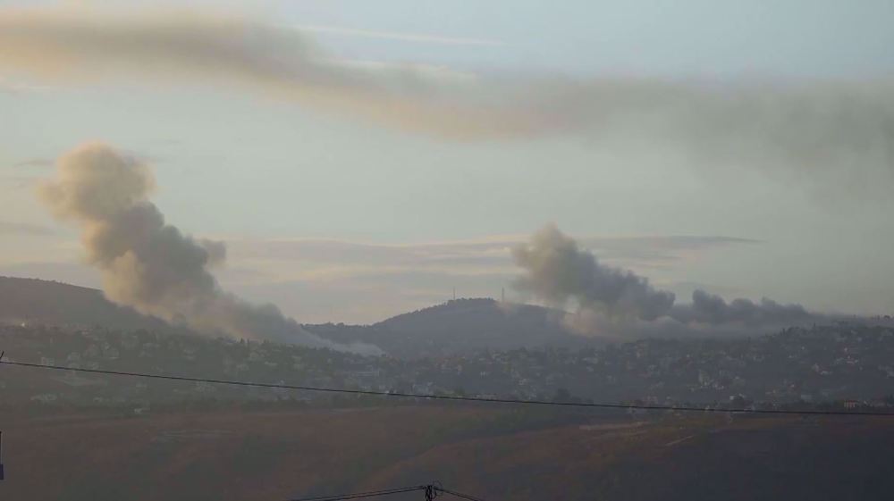 Flames, smoke across southern Lebanon amid Israeli airstrikes