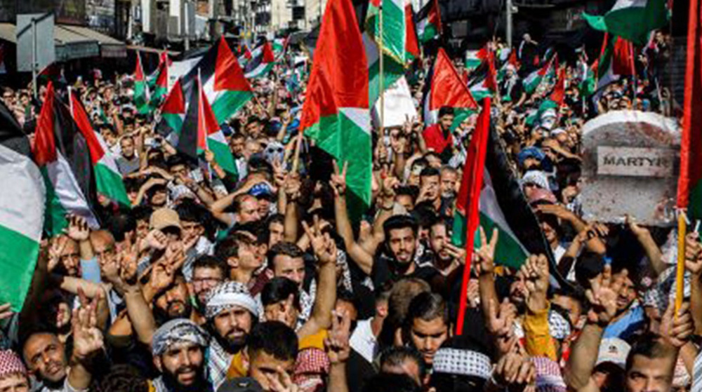 Rally held in Amman against Israel’s atrocities