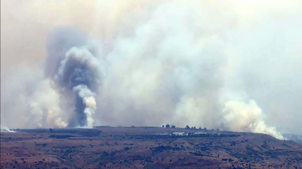 Entire Israeli occupied north under intense fire of Hezbollah rockets