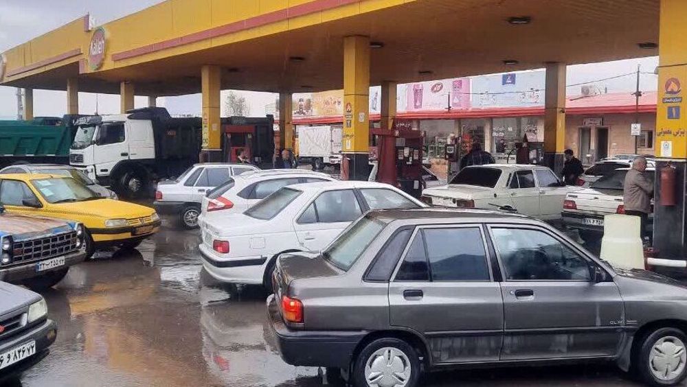 iran gas station