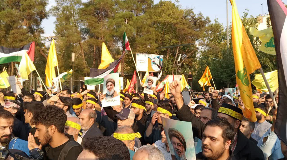 Iran : marche en hommage au martyr Nasrallah