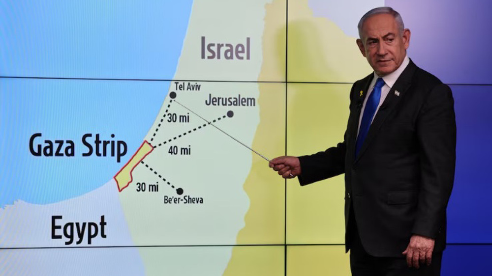 Iran embassy blasts Netanyahu's map showing Palestine as part of Israel