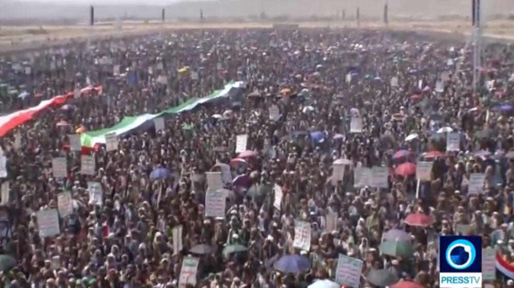 Manifestations pro-palestiniennes à travers le Yémen