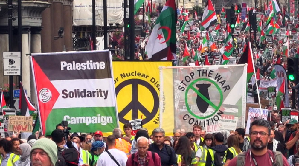 Pro-Palestine march in London calls for end to genocide