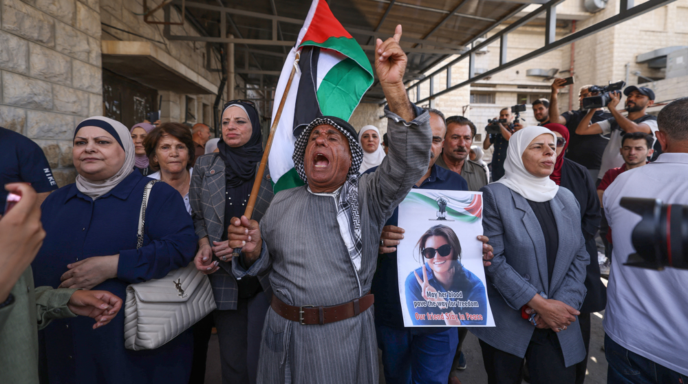 Palestinians mourn American activist killed by Israeli snipes in Nablus