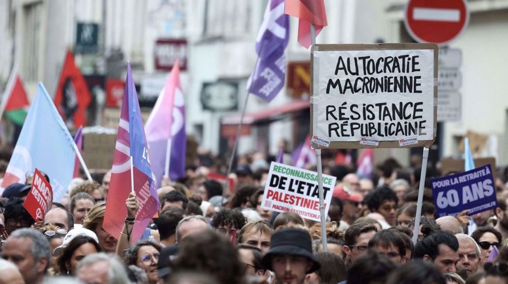 France: manifestation contre Macron