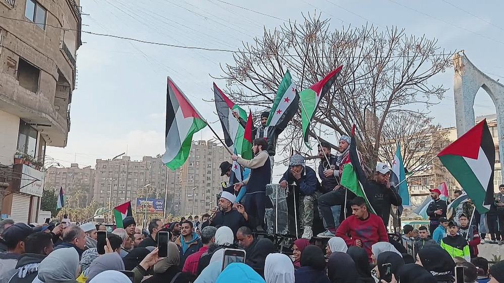 Yarmouk Camp celebrates Gaza ceasefire