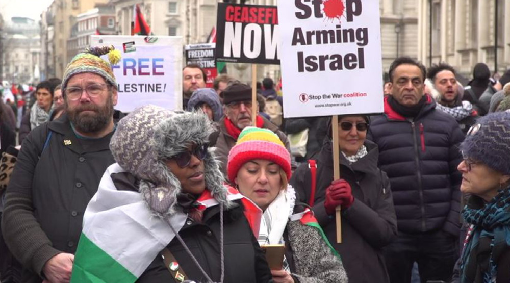 Palestine solidarity demo held in London despite govt. attempt to stop it