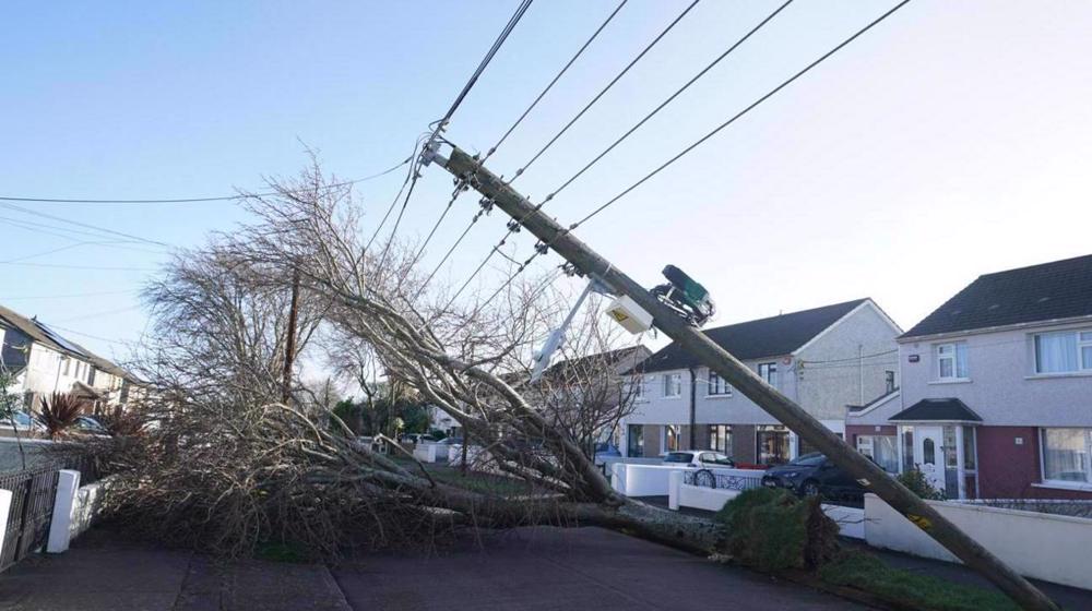 One million homes without power as Storm Éowyn batters UK, Ireland