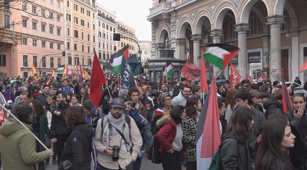 Pro-Palestine rallies in Italy want end to Israel's genocidal policy