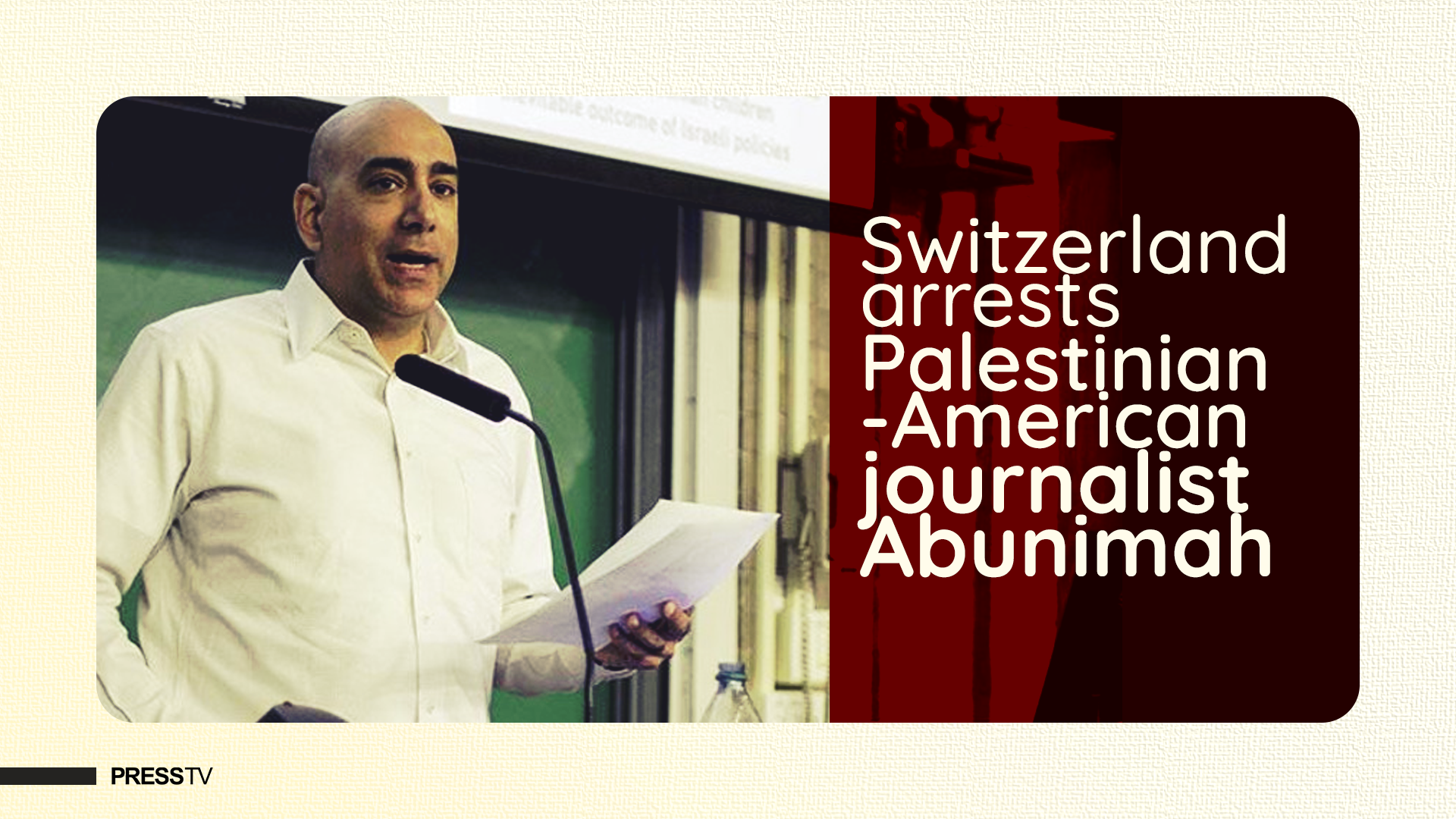 Switzerland arrests Palestinian-American journalist Abunimah