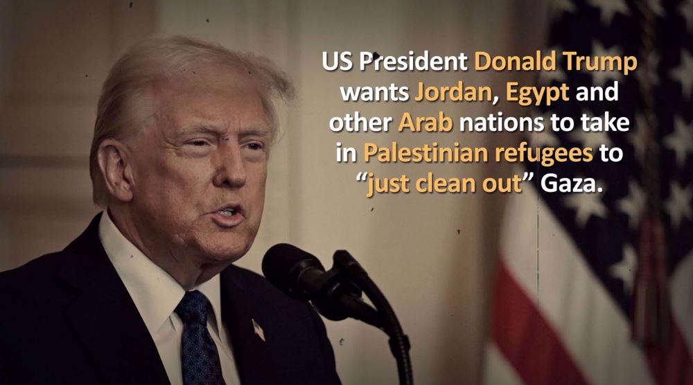 Trump’s bellicose rhetoric to ‘clean out’ Gaza tied to his support for Israeli regime