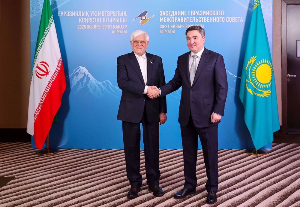 Iran’s vice president discusses Eurasia ties on Kazakhstan visit  