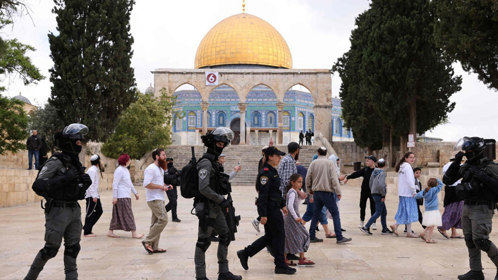 Israeli settler incursion into al-Aqsa Mosque allowed by Tel Aviv: Palestinian officials