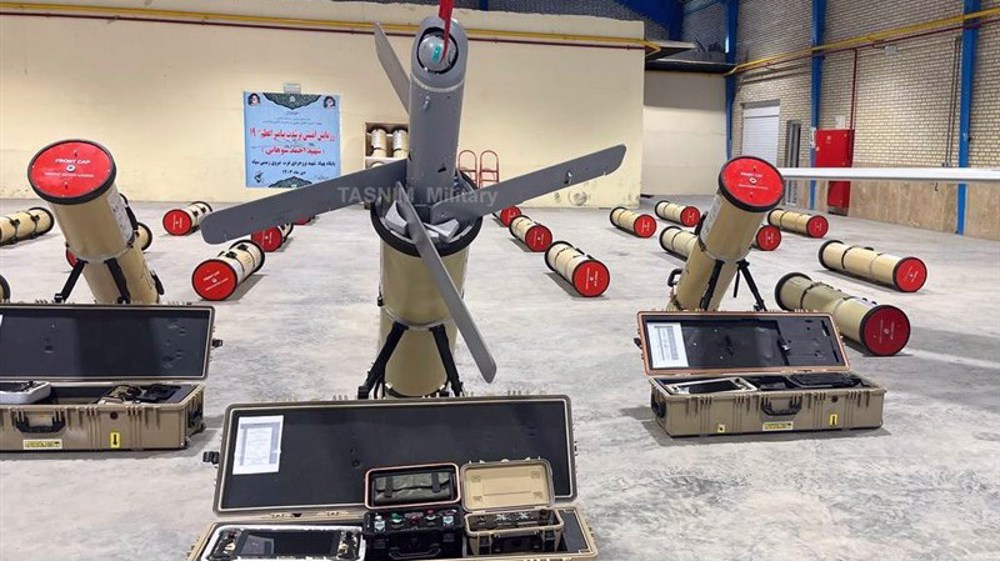 IRGC unveils Rezvan suicide drone on final day of massive drill 