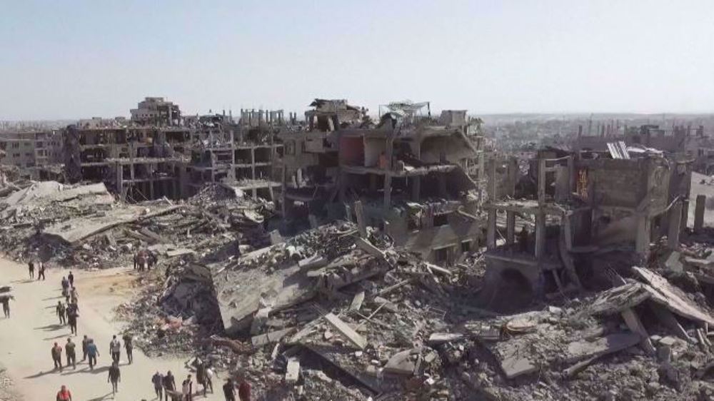 Drone footage of destruction in Gaza City neighborhoods