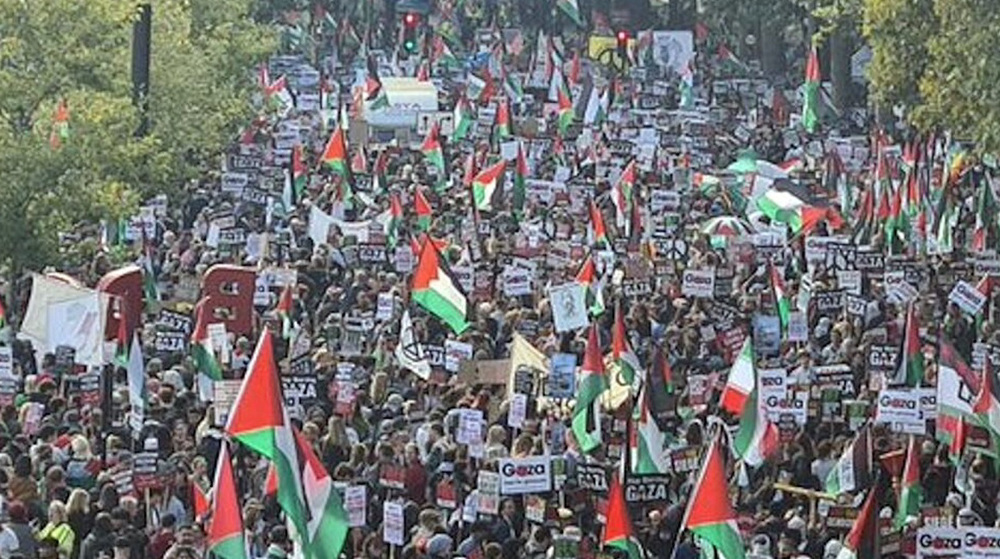 London hosts massive demo to mark two years of Gaza genocide