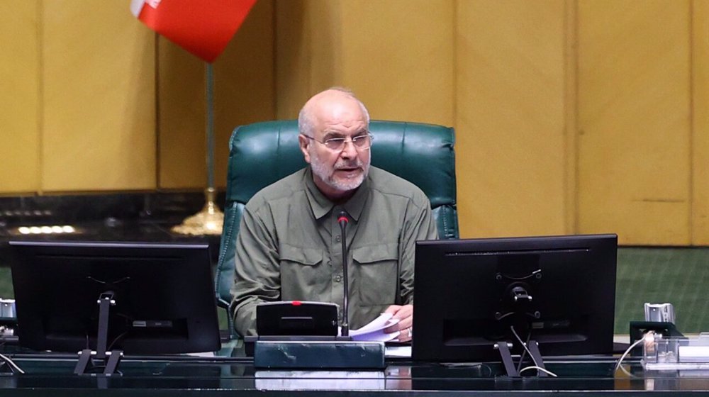 Qalibaf: Iran endorses any Palestinian-backed initiative to end Israeli genocide in Gaza