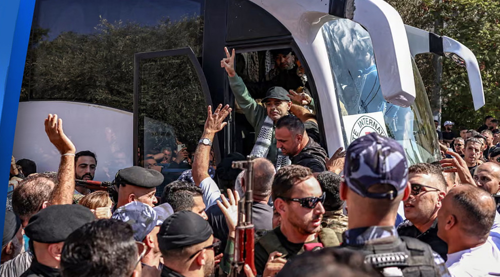 88 Palestinian prisoners released in Ramallah under Gaza ceasefire deal