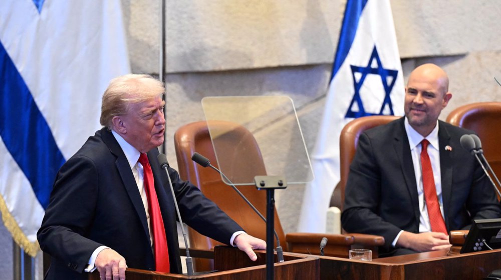 Trump tells Knesset US gave Israel ‘a lot of weapons’; heckled during speech  