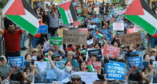 South Koreans protest for Palestine amid tense ceasefire