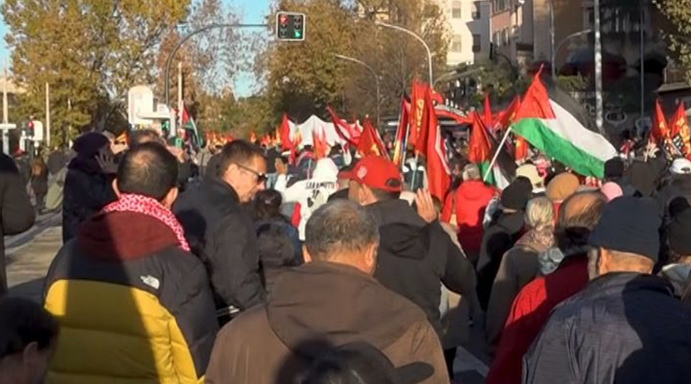 Solidarity in Rome: Rally for workers, Palestinian rights