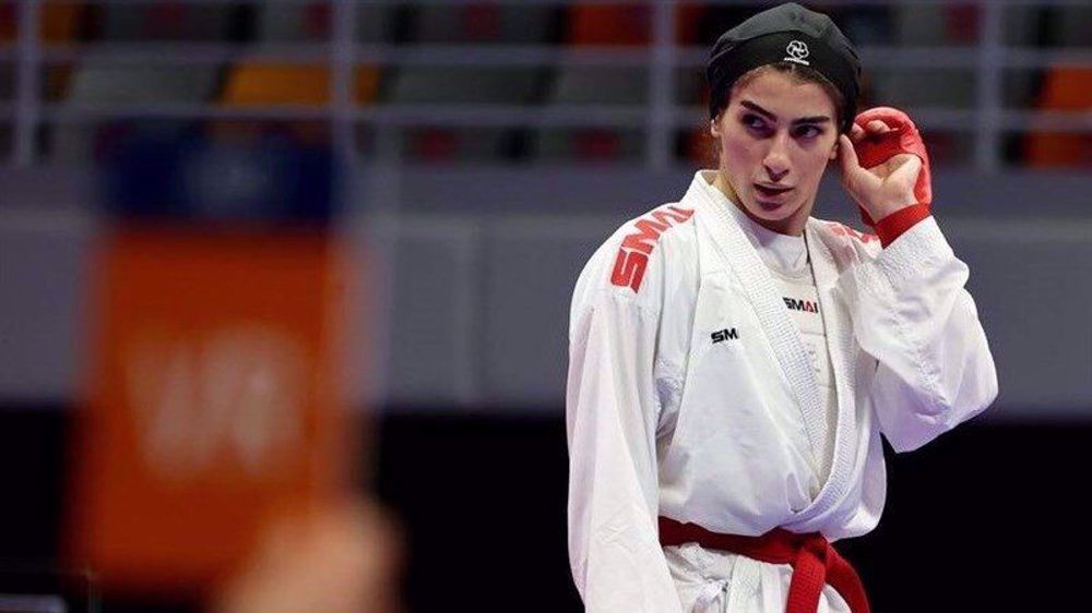 Atousa Golshadnezhad wins historic gold for Iran at World Karate Championships