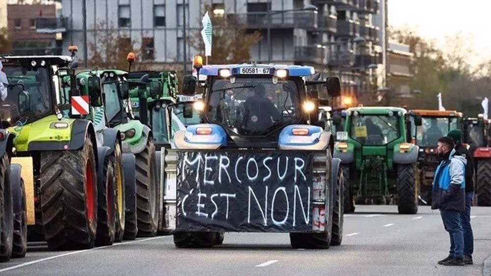 Les agriculteurs français se mobilisent contre l’accord avec le Mercosur 