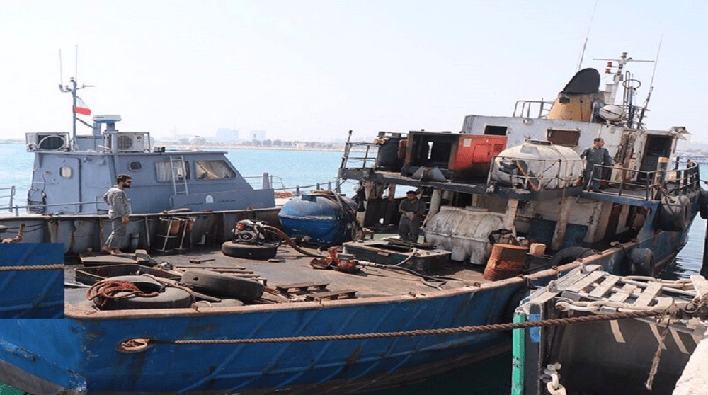 Fuel-smuggling ship seized in Persian Gulf waters