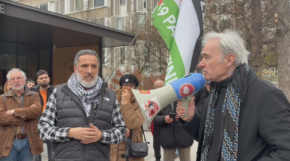Hundreds in Lyon decry repression targeting pro-Palestinian figure
