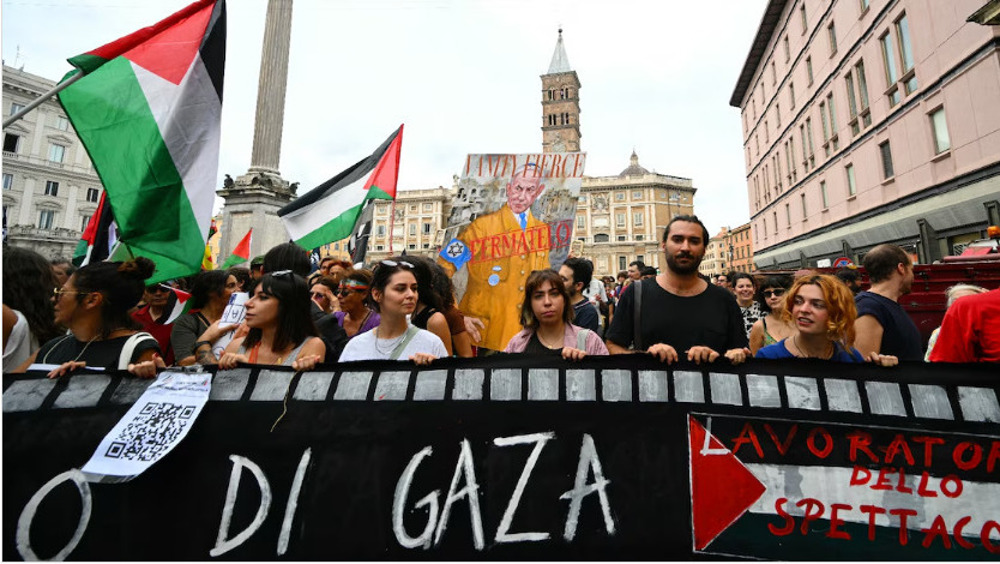 Les Européens protestent contre le génocide palestinien à Gaza