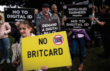 BritCard protest march converges on London