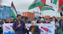 BDS protest targets French retailer Carrefour in Granada
