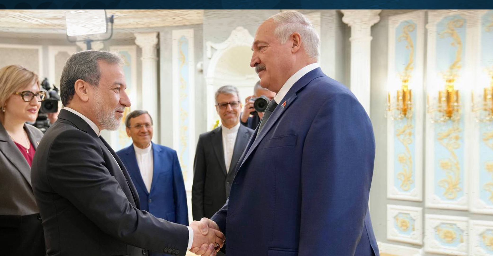 Iran FM in Minsk on first leg of Belarus, Russia tour