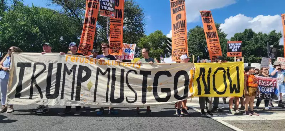 Protests against Trump administration continue