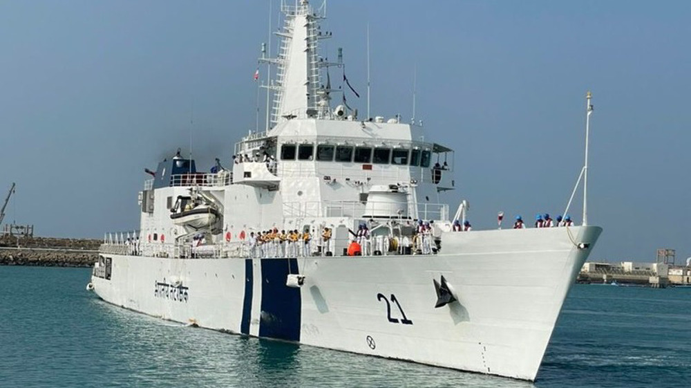 Le patrouilleur hauturier indien arrive au port de Chabahar