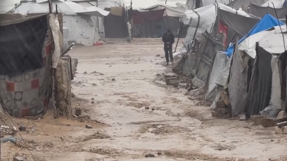 Gaza’s displaced struggle to survive deadly winter storm under blockade