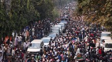 Tens of thousands attend funeral of slain Bangladesh student leader