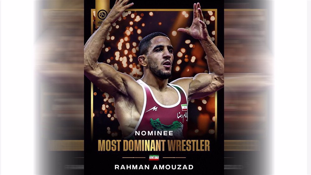 Iran's Rahman Amouzad named world's 'most dominant’ freestyle wrestler of 2025