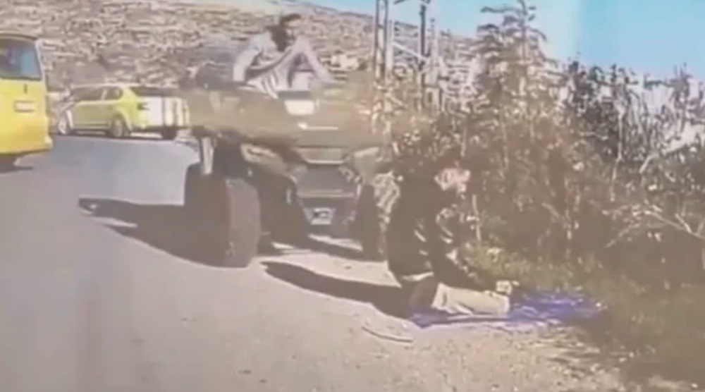 Israeli settler rams all-terrain four-wheeler into praying Palestinian