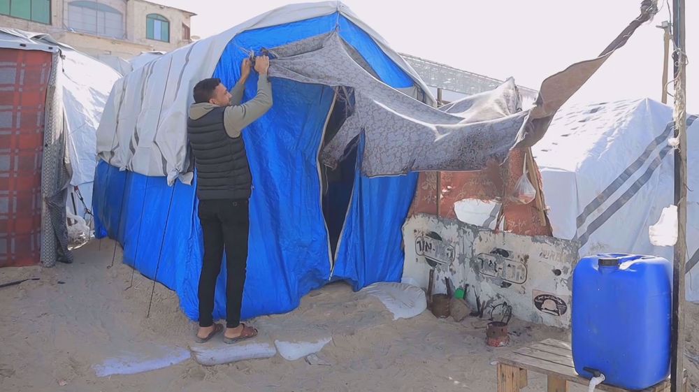 Trapped in displacement, Palestinians welcome 2026