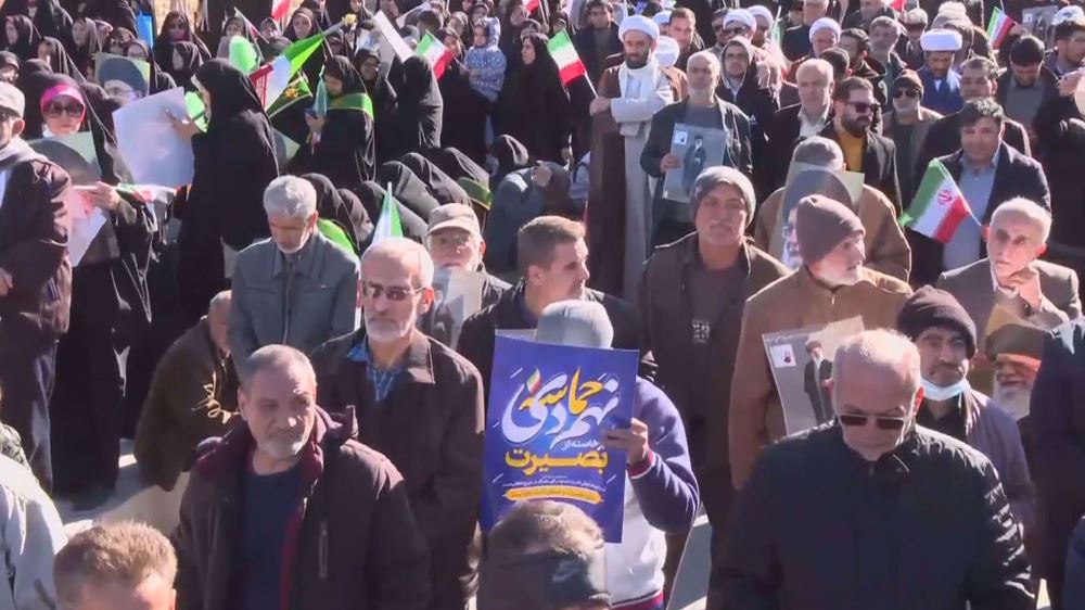 Iranians rally in support of Islamic Republic