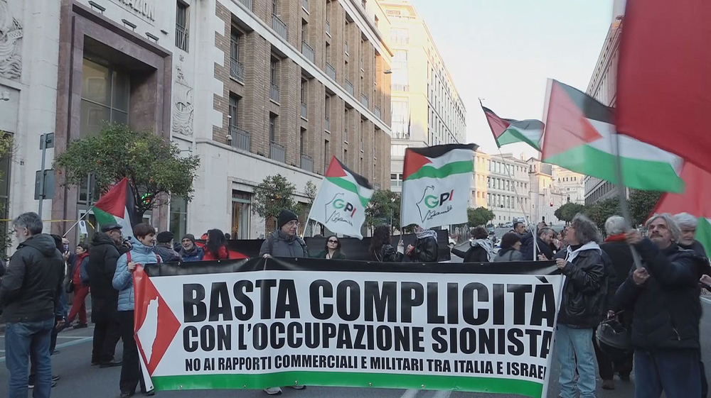 Pro-Palestine protests held in Rome, Milan